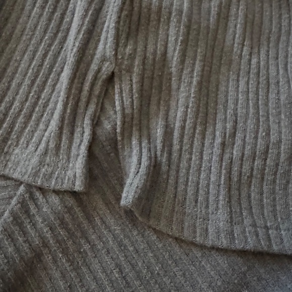 ModCloth Navy Ribbed Woven Midi Skirt 3x - Picture 3 of 4